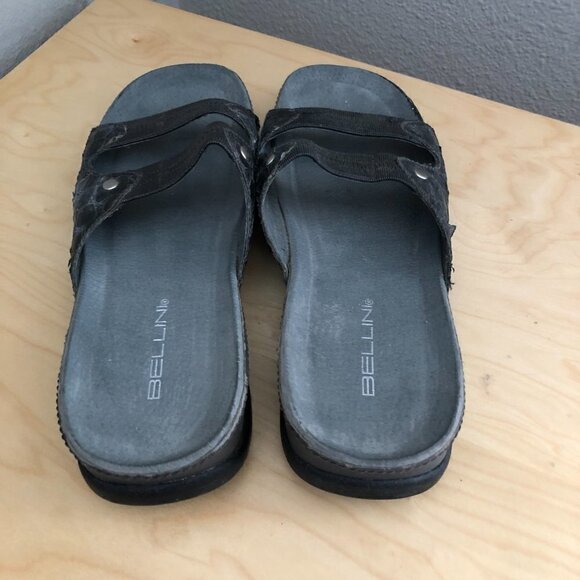 BELLINI Fanny Leather Slide Sandals - Picture 8 of 12